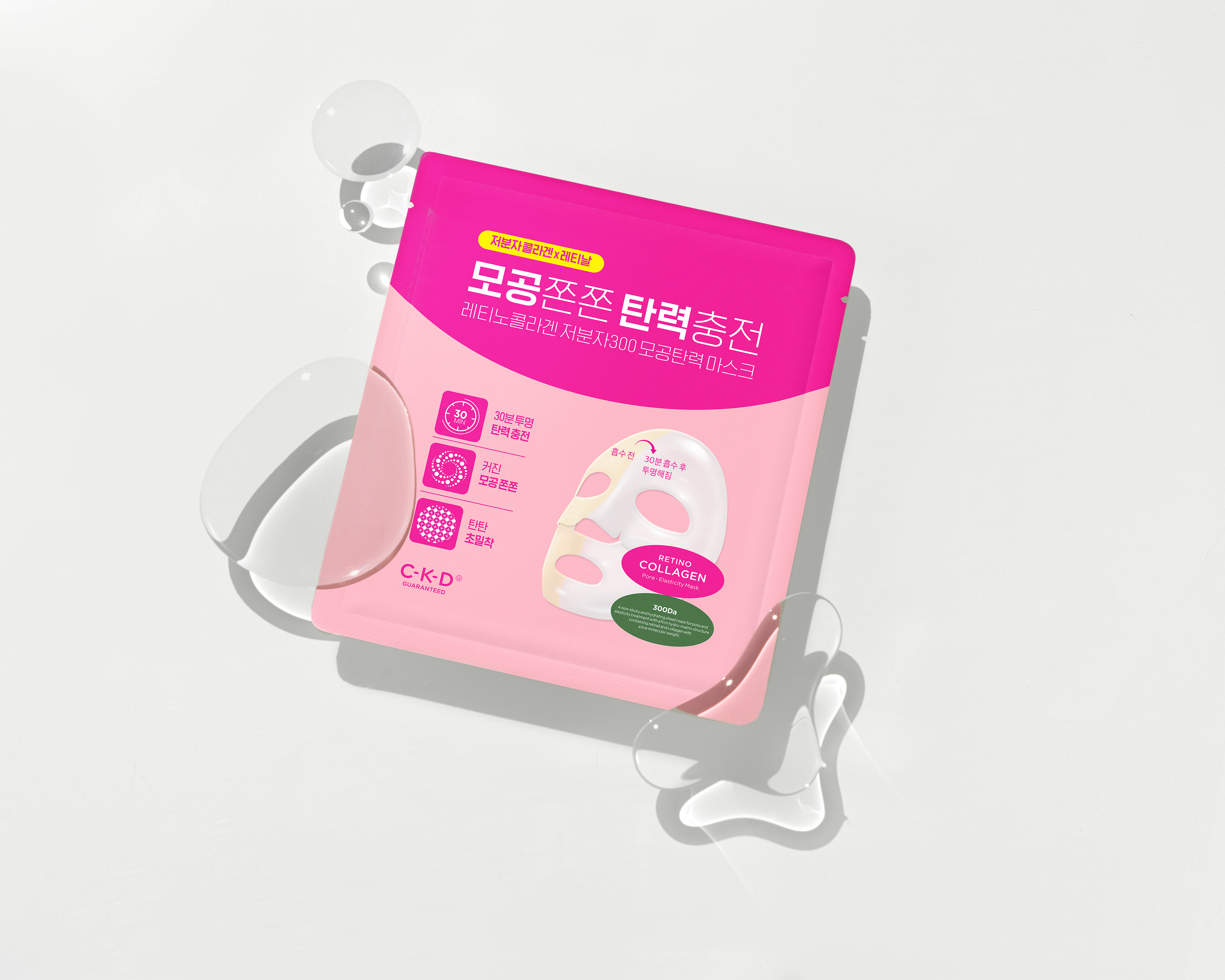 CKD Retino Collagen Small Molecule 300 Pore Easticity Mask_Lifestyle 3